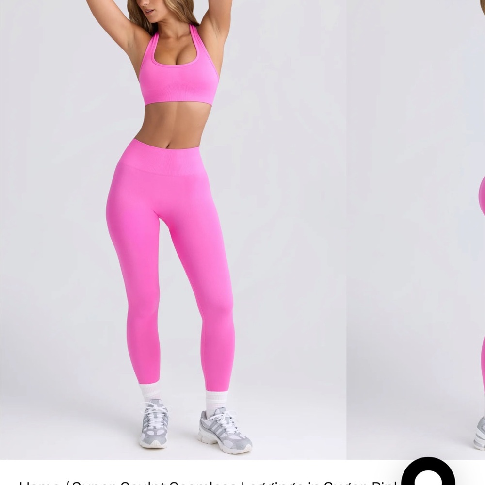 BO & TEE Vibrant Pink Activewear Set